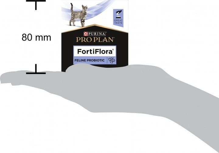 Додатковий корм для дорослих котів та кошенят Purina Pro Plan FortiFlora Feline Probiotic 30 шт по 1 г 8445290040794 фото