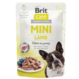 Влажный корм для собак Brit Care Mini pouch 85 г филе в соусе ягненок 100215/4401 фото