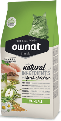 Корм сухой для котов Ownat Hairball Выведение комков шерсти 4 кг 16228 фото