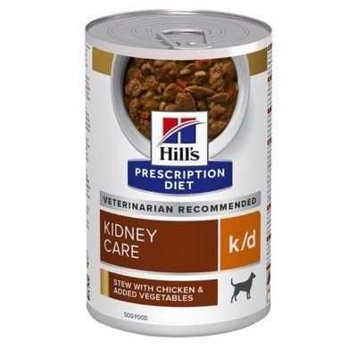 Дієтичний вологий корм для собак HILL&rsquo;S Prescription Diet k/d Kidney Care Chicken для дорослих собак з хронічною або гострою нирковою недостатністю 370 г 608880 фото