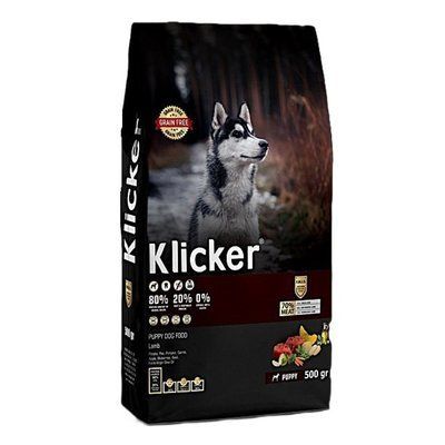 Сухий корм Hermos Klicker Холістик беззерновий для цуценят з ягням 500 г 400389 фото