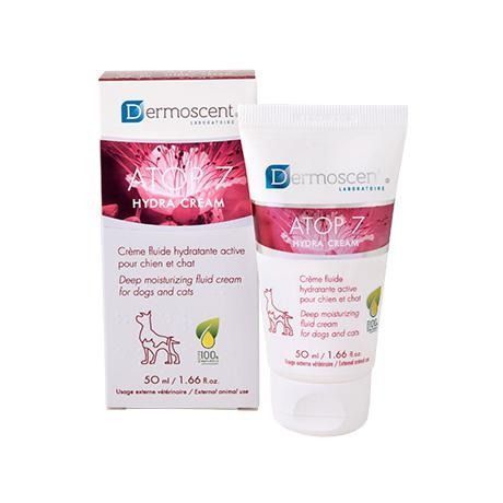 Зволожуючий крем-флюїд для котів та собак Dermoscent Atop 7 Hydra Cream 50 мл 44410 фото