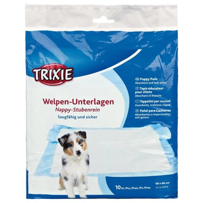 Пелёнки для собак Trixie 60 x 60 см 10 шт. (целлюлоза) 23412 фото