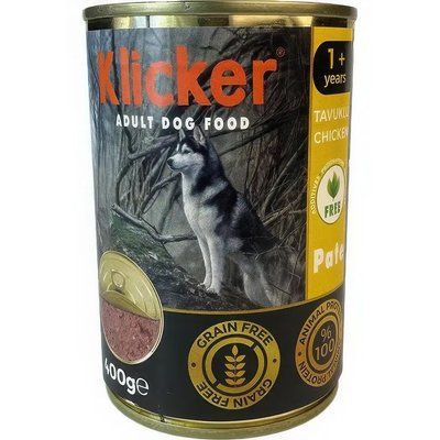 Вологий корм Klicker паштет для дорослих собак з куркою 400 г 610757 фото