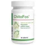 Dolfos (Дольфос) ChitoFos - Таблетки Хітофос для підтримки функції нирок у котів і собак 60 таб DLF64338 фото