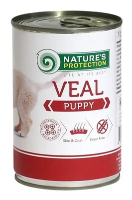 Вологий корм для цуценят всіх порід Nature's Protection Protection Puppy Veal телятина 800 г KIK45088 фото