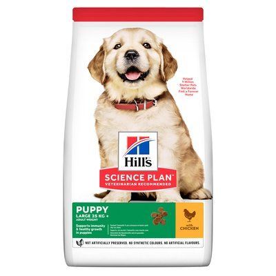 Сухий корм для цуценят великих порід Hill&rsquo;s Science Plan Puppy Large Breed з куркою 2.5 кг 604304 фото