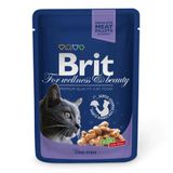 Вологий корм для котів Brit Premium Cat Cod Fish pouch 100 г тріска 100272 /506002 фото
