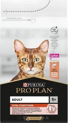 Сухий корм для дорослих котів Purina Pro Plan Adult 1+ Vital Functions з лососем 1.5 кг 7613036508193 фото