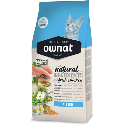 Сухий корм для кошенят Ownat Classic Kitten з куркою 1.5 кг 16259 фото